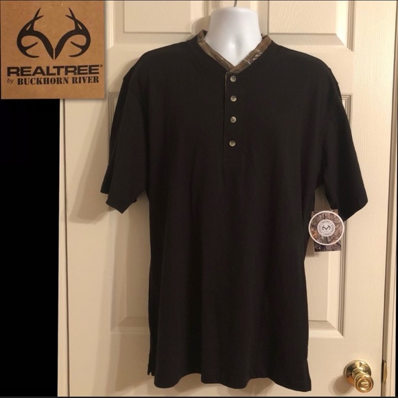 Realtree By Buckhorn River Camouflage Trim Shirt - Picture 1 of 7